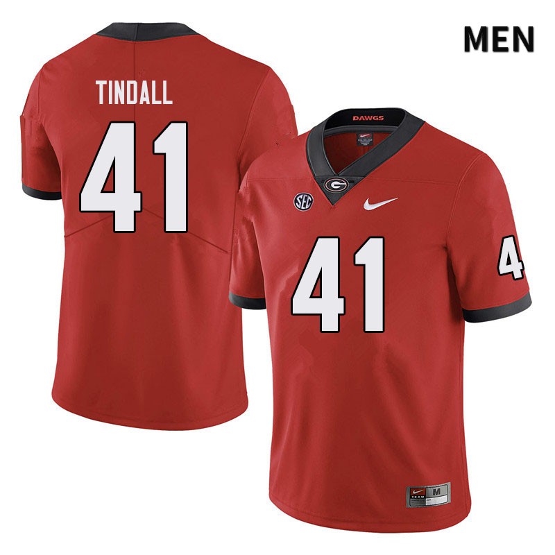 Georgia Bulldogs Men's Channing Tindall #41 Black Stitched College UGA Football Jersey 23UA018CZ